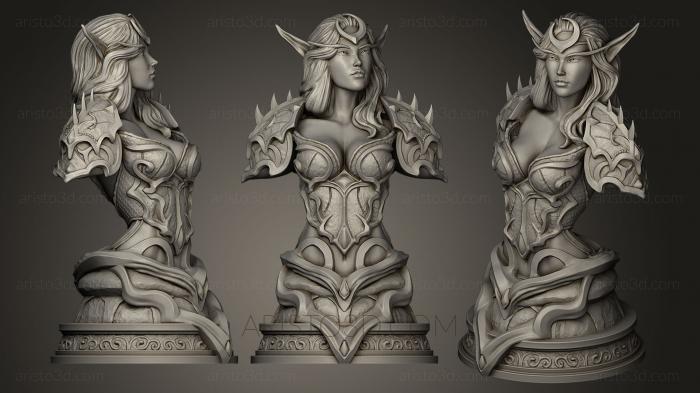 Busts of heroes and monsters (BUSTH_0239) 3D model for CNC machine